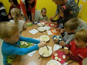 Odpolední zdravá svačinka s rodiči